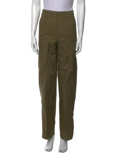 Pre-owned Lemaire Wide Leg Pants In Green