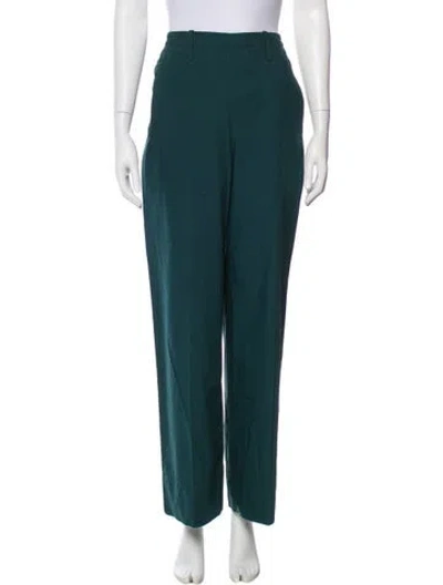 Pre-owned Lemaire Wide Leg Pants In Green