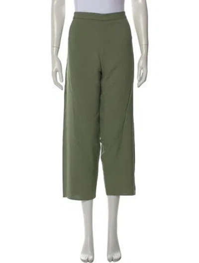 Pre-owned Lemaire Wide Leg Pants In Green