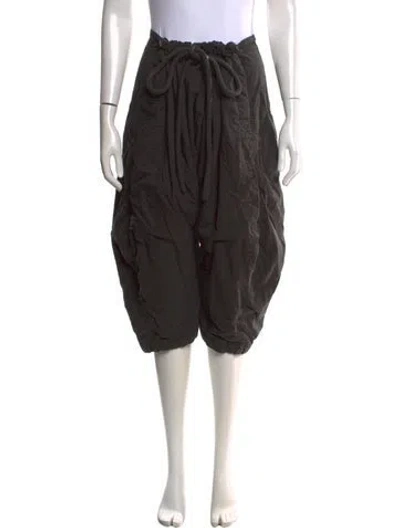 Pre-owned Lemaire Wide Leg Pants In Green
