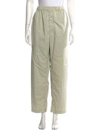 Pre-owned Lemaire Wide Leg Pants In Green