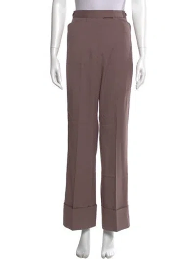 Pre-owned Lemaire Wide Leg Pants In Neutral