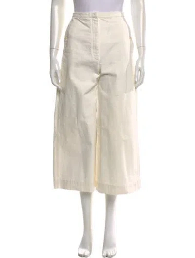 Pre-owned Lemaire Wide Leg Pants In Neutral