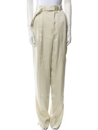 Pre-owned Lemaire Wide Leg Pants In Neutral