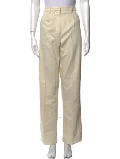 Pre-owned Lemaire Wide Leg Pants In Neutral