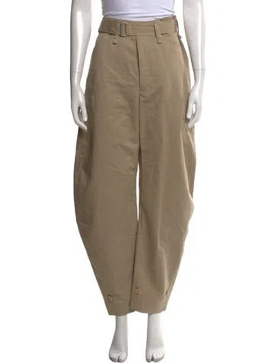 Pre-owned Lemaire Wide Leg Pants In Neutral