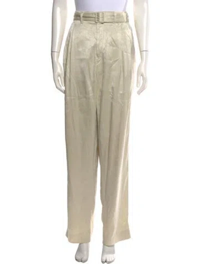 Pre-owned Lemaire Wide Leg Pants In Neutrals
