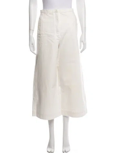 Pre-owned Lemaire Wide Leg Pants In Neutrals