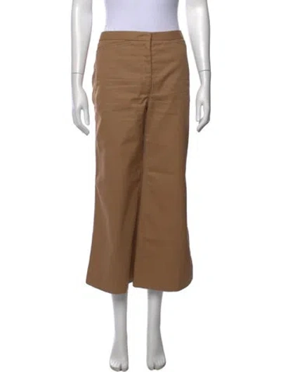 Pre-owned Lemaire Wide Leg Pants In Neutrals