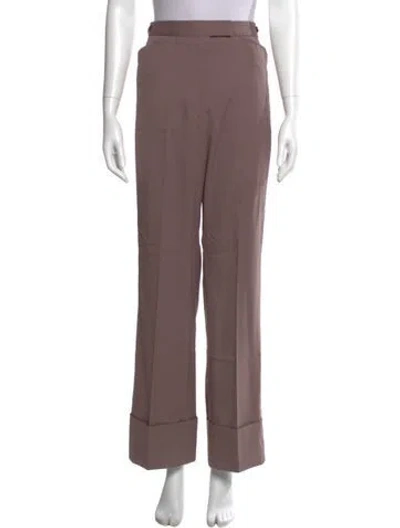 Pre-owned Lemaire Wide Leg Pants In Neutrals
