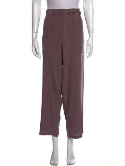 Pre-owned Lemaire Wide Leg Pants In Purple