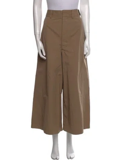 Pre-owned Lemaire Wide Leg Pants W/ Tags In Neutral