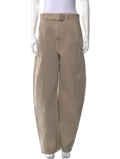 Pre-owned Lemaire Wide Leg Pants W/ Tags In Neutrals