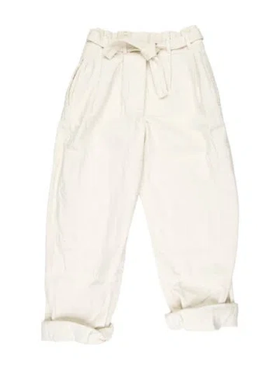 Pre-owned Lemaire Wide Leg Pants In White