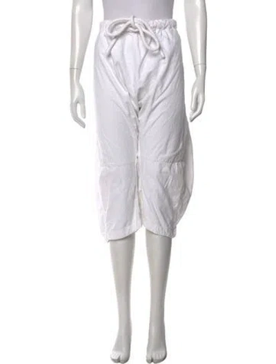 Pre-owned Lemaire Wide Leg Pants In White