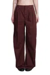 LEMAIRE WIDE LEG PLEATED TROUSERS
