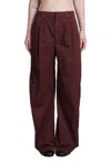 LEMAIRE LEMAIRE WIDE LEG PLEATED TROUSERS