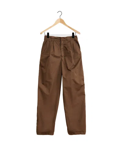 Lemaire Wide-legged Casual Pants In Brown