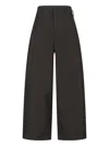 Lemaire Wide Pants In Brown