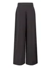 Lemaire Wide Sports Pants In Brown