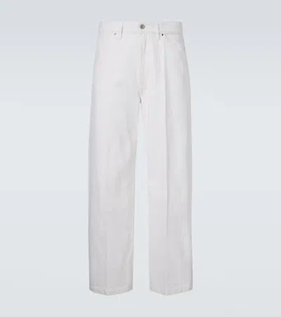 Lemaire Wide-leg Jeans In White