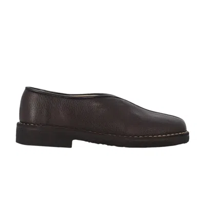 Pre-owned Lemaire Wmns Piped Crepe Slipper 'dark Brown' | Women's Size 38