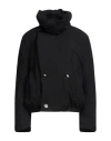 Lemaire Cotton-blend Puffer Peacoat In Black