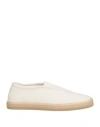 LEMAIRE LEMAIRE WOMAN SNEAKERS OFF WHITE SIZE 6 LEATHER