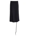 Lemaire Woman Maxi Skirt Black Size 6 Virgin Wool In Black