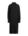 Lemaire Woman Midi Dress Black Size 4 Cotton