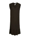 Lemaire Woman Midi Dress Dark Green Size 6 Lyocell In Green