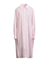 Lemaire Woman Midi Dress Light Pink Size 6 Cotton