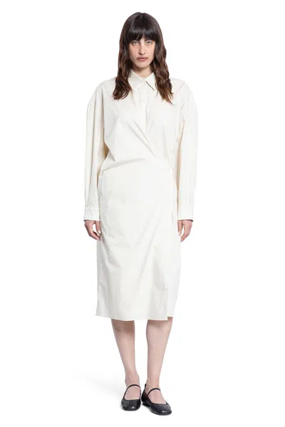 Lemaire Woman Off-white Dresses