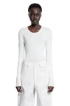 Lemaire Woman Off-white T-shirts & Tank Tops In Off-white