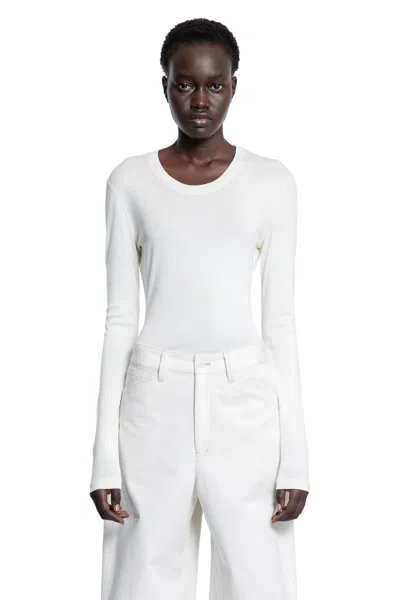 Lemaire Woman Off-white T-shirts & Tank Tops