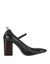 Lemaire Woman Pumps Dark Brown Size 6 Leather In Brown