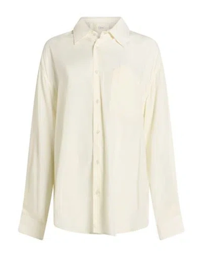 Lemaire Woman Shirt Off White Size Xs Lyocell