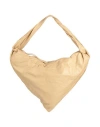 Lemaire Woman Shoulder Bag Sand Size - Leather In Nude