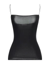 Lemaire Woman Top Black Size Xl Viscose, Polyamide In Black
