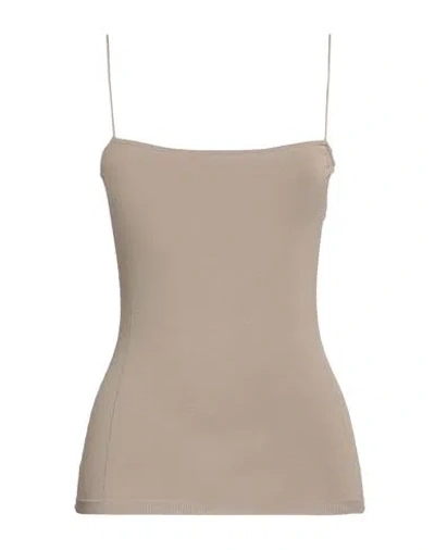 Lemaire Woman Top Sand Size Xl Viscose, Polyamide In Beige