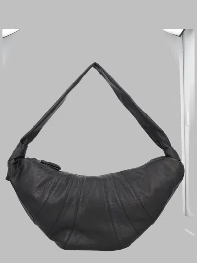 Lemaire Women's 100% Cow Leather Shoulder Bag In Black