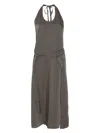Lemaire Waist Belt Halter Neck Midi Dress