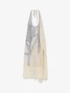 Lemaire Off-white Philippe Weisbecker Apron Midi Dress In Neutral