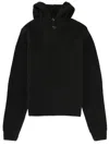 Lemaire Hooded Sweater In Black