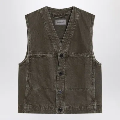 LEMAIRE WOMEN'S BLUE VEST
