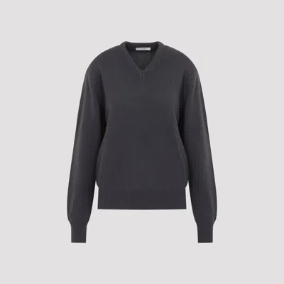Lemaire Women's Cashmere V-neck Sweater In Grey