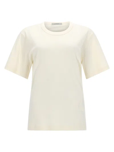 Lemaire Women's Cotton Crewneck T-shirt In Ivory