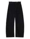 Lemaire Women Curved Jeans In Black