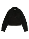 Lemaire Button-fastening Flap-pocket Jacket In Black