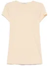 Lemaire Women Cotton T-shirt In Neutral